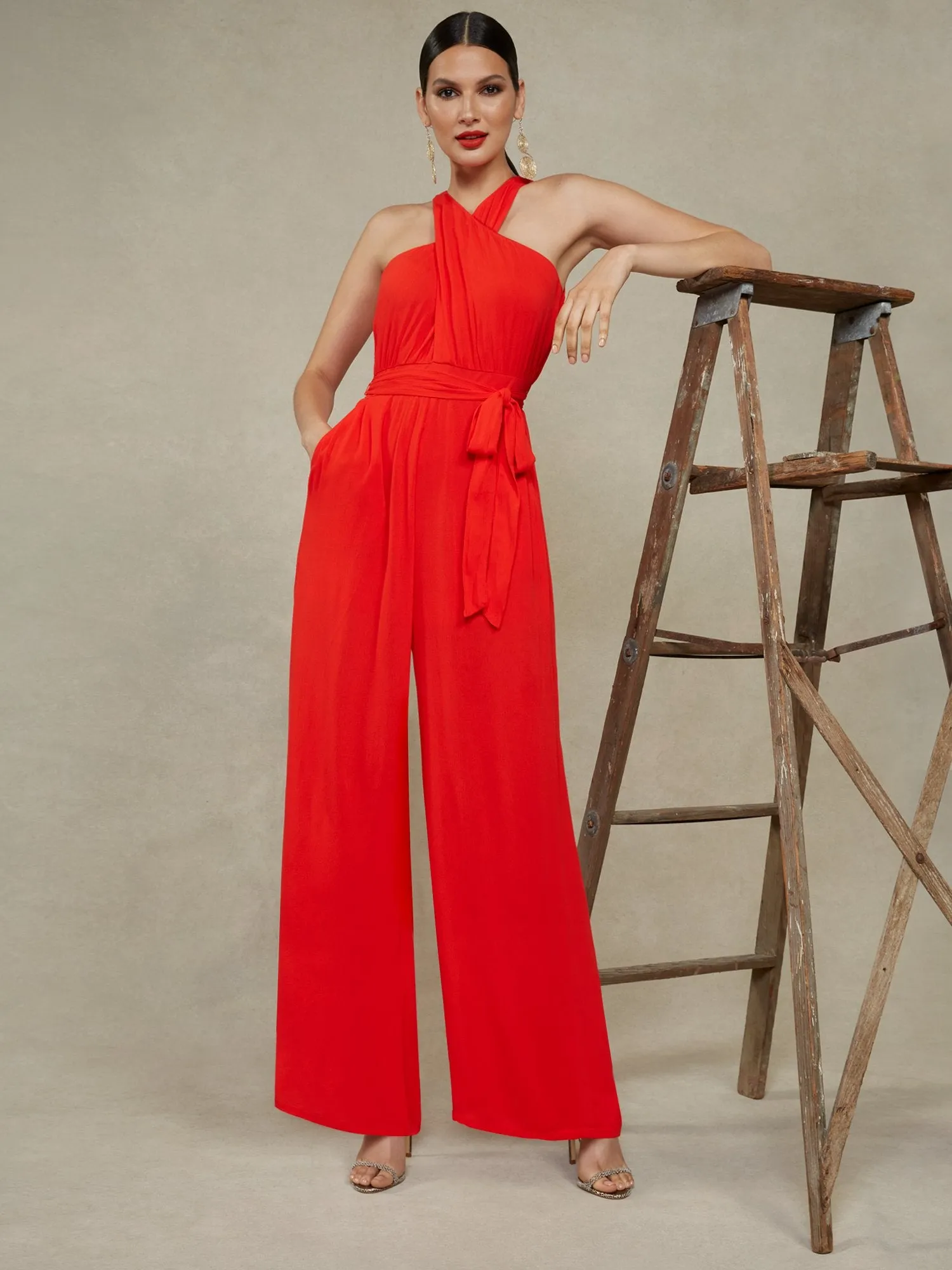 Petite Gauze Jumpsuit
