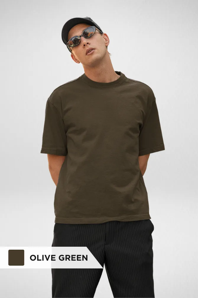 Pick Any 2 Plain Oversized T Shirt Combo for Men