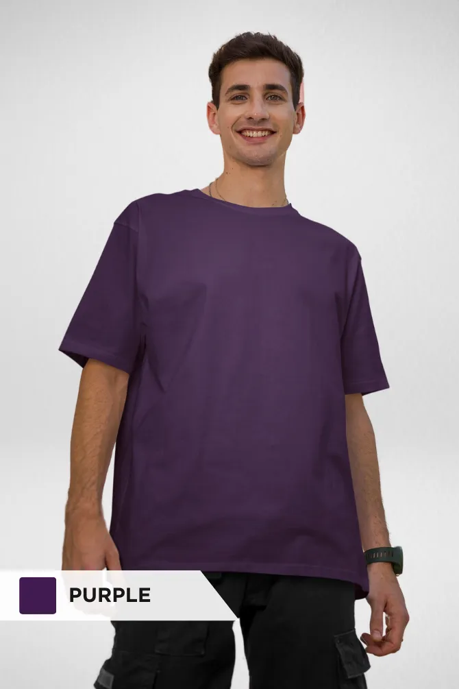 Pick Any 2 Plain Oversized T Shirt Combo for Men