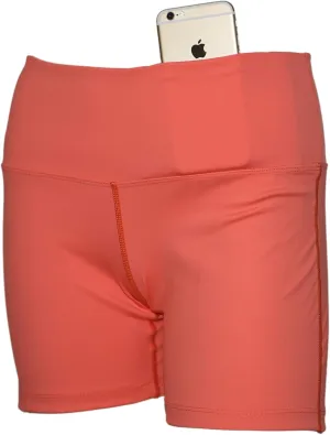 Private Island Women UPF50  Board Shorts Swimsuit Hot Pants Pocket Bathing Swim Suit Rash Guard Bottom (RM3HP)