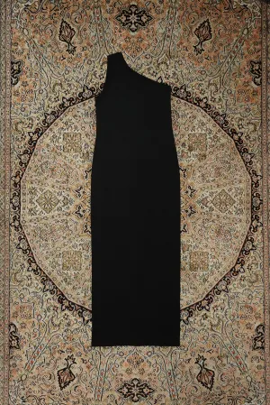 Ringer Oneshoulder One-piece (BLACK)
