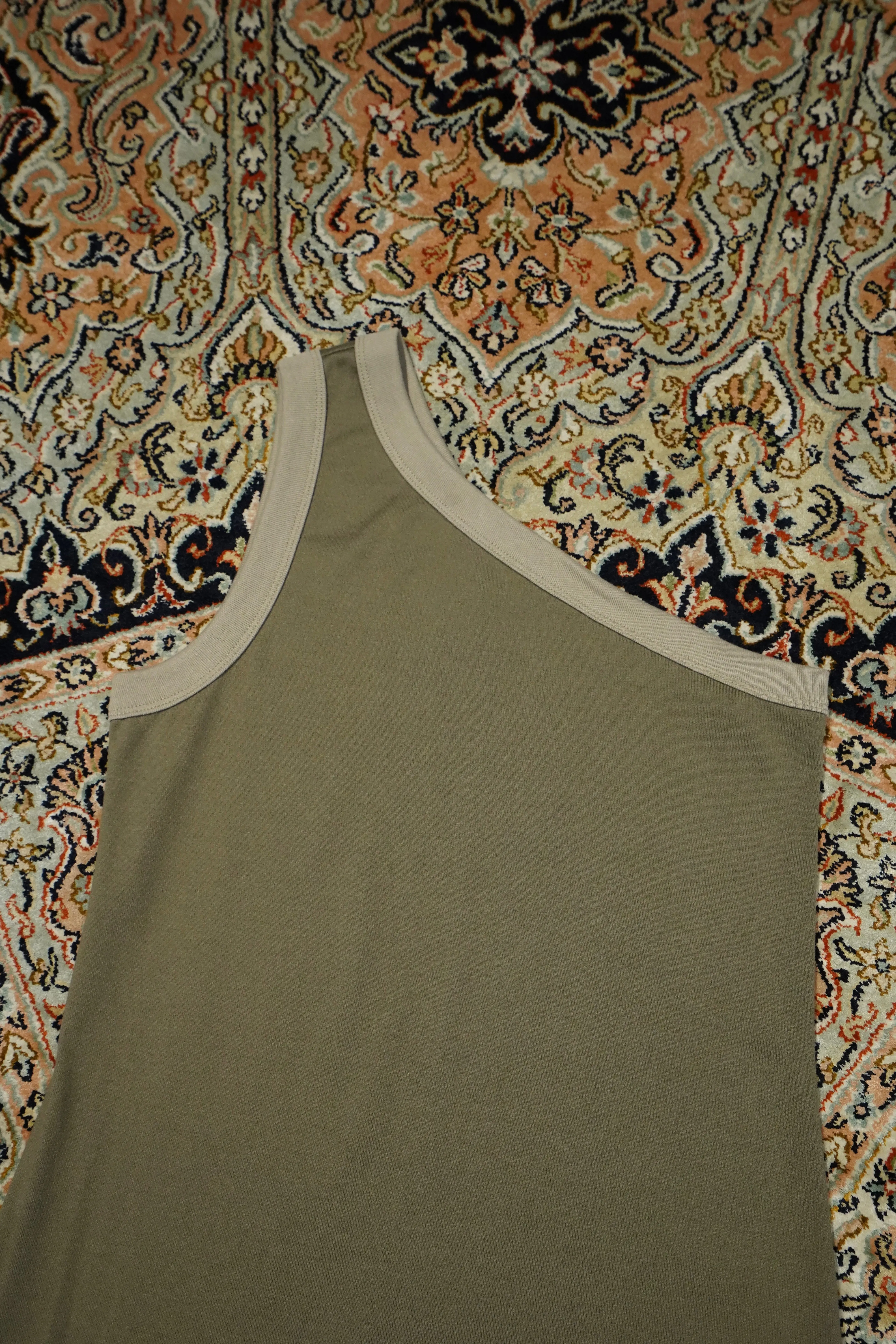 Ringer Oneshoulder One-piece (KHAKI)