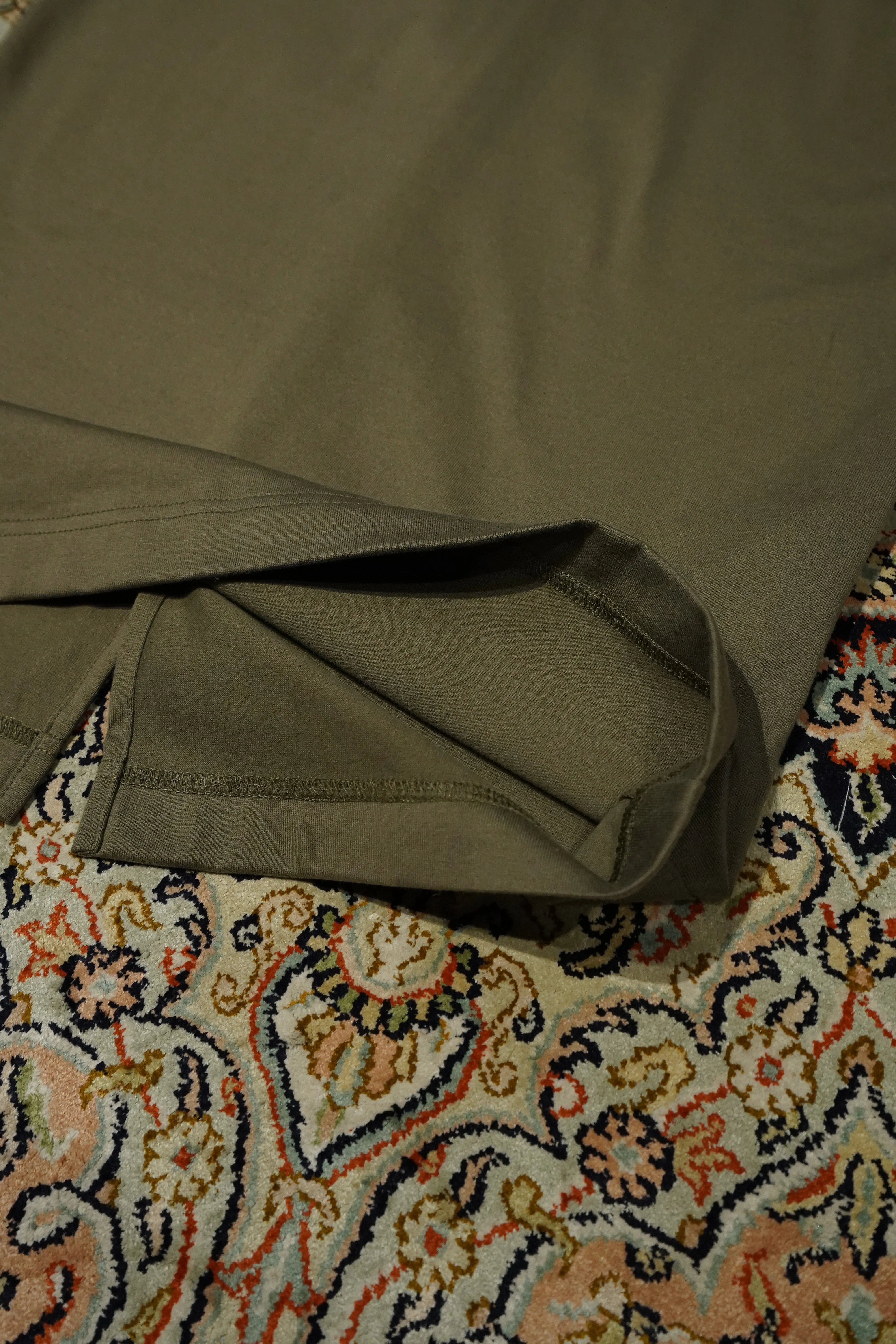 Ringer Oneshoulder One-piece (KHAKI)