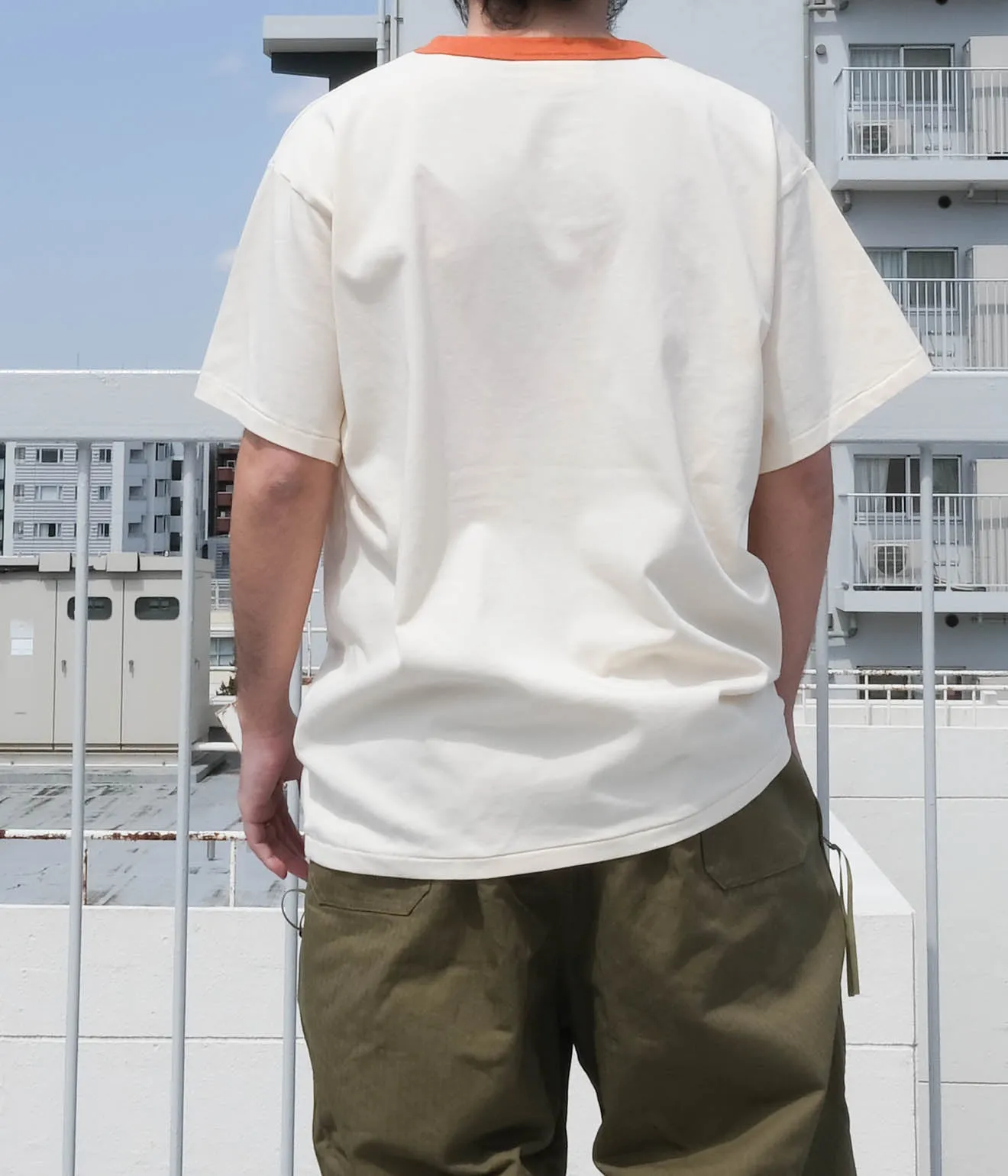 Samuel Zelig "YEARBOOK TEE" (Orange Ringer)