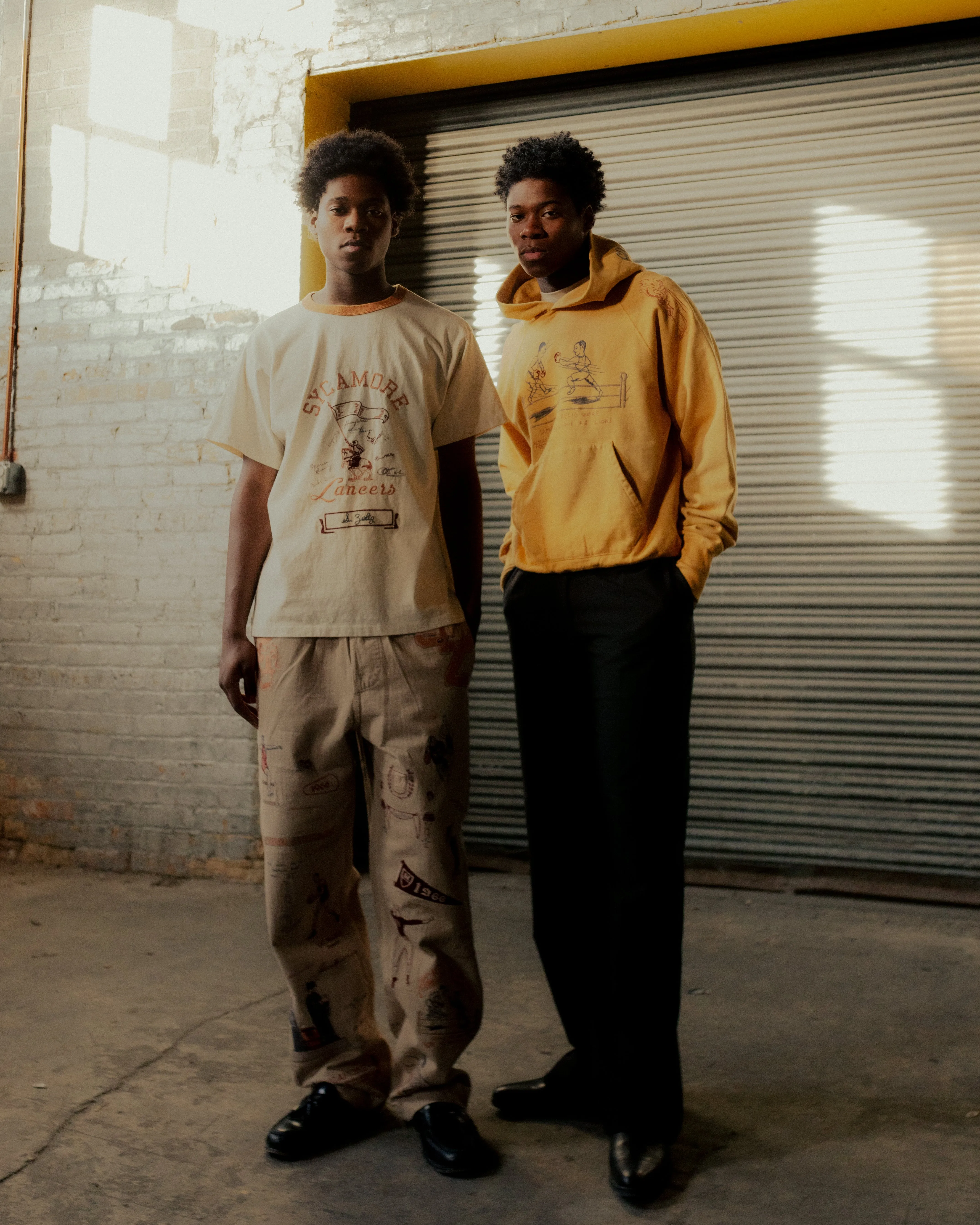 Samuel Zelig "YEARBOOK TEE" (Orange Ringer)