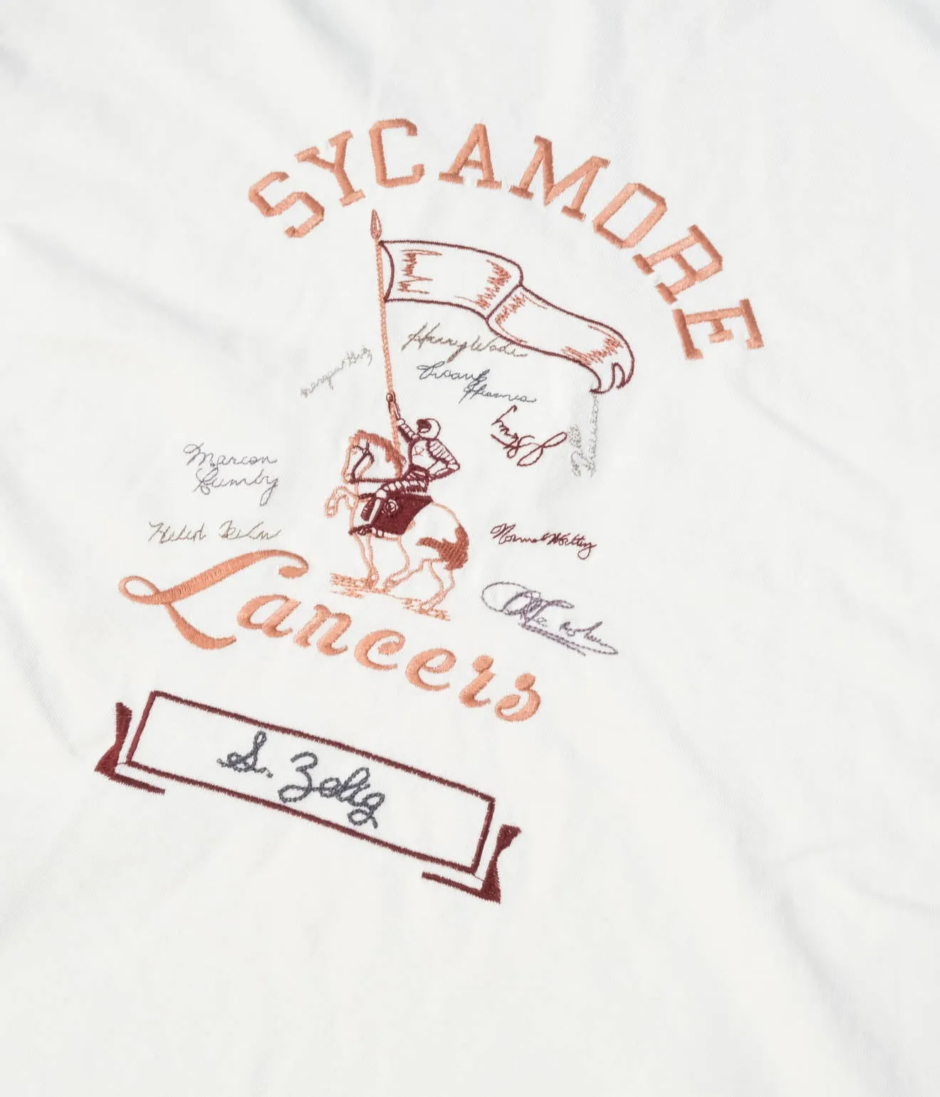 Samuel Zelig "YEARBOOK TEE" (Orange Ringer)
