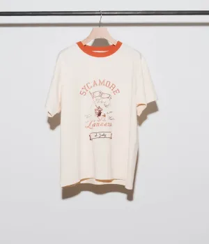 Samuel Zelig "YEARBOOK TEE" (Orange Ringer)