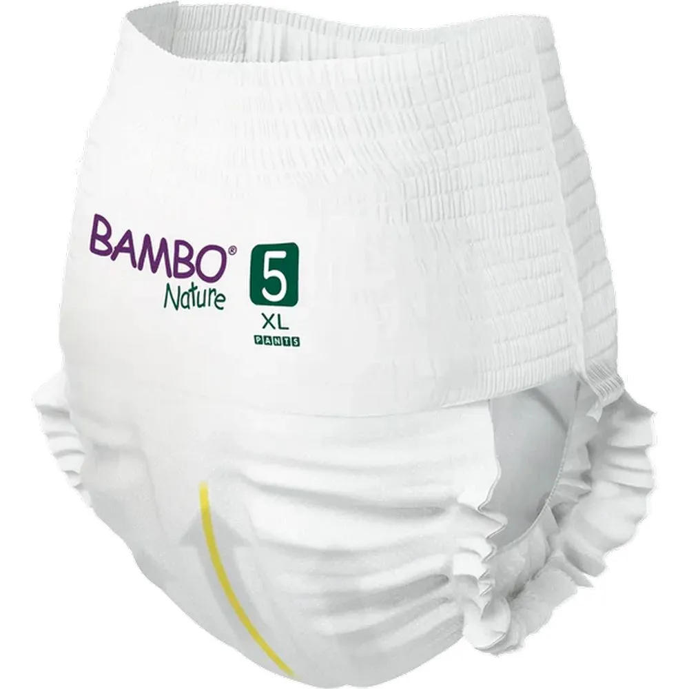 Size 5 Bambo Nature Pant Style Diapers - 19 Pants (11-17 kg)