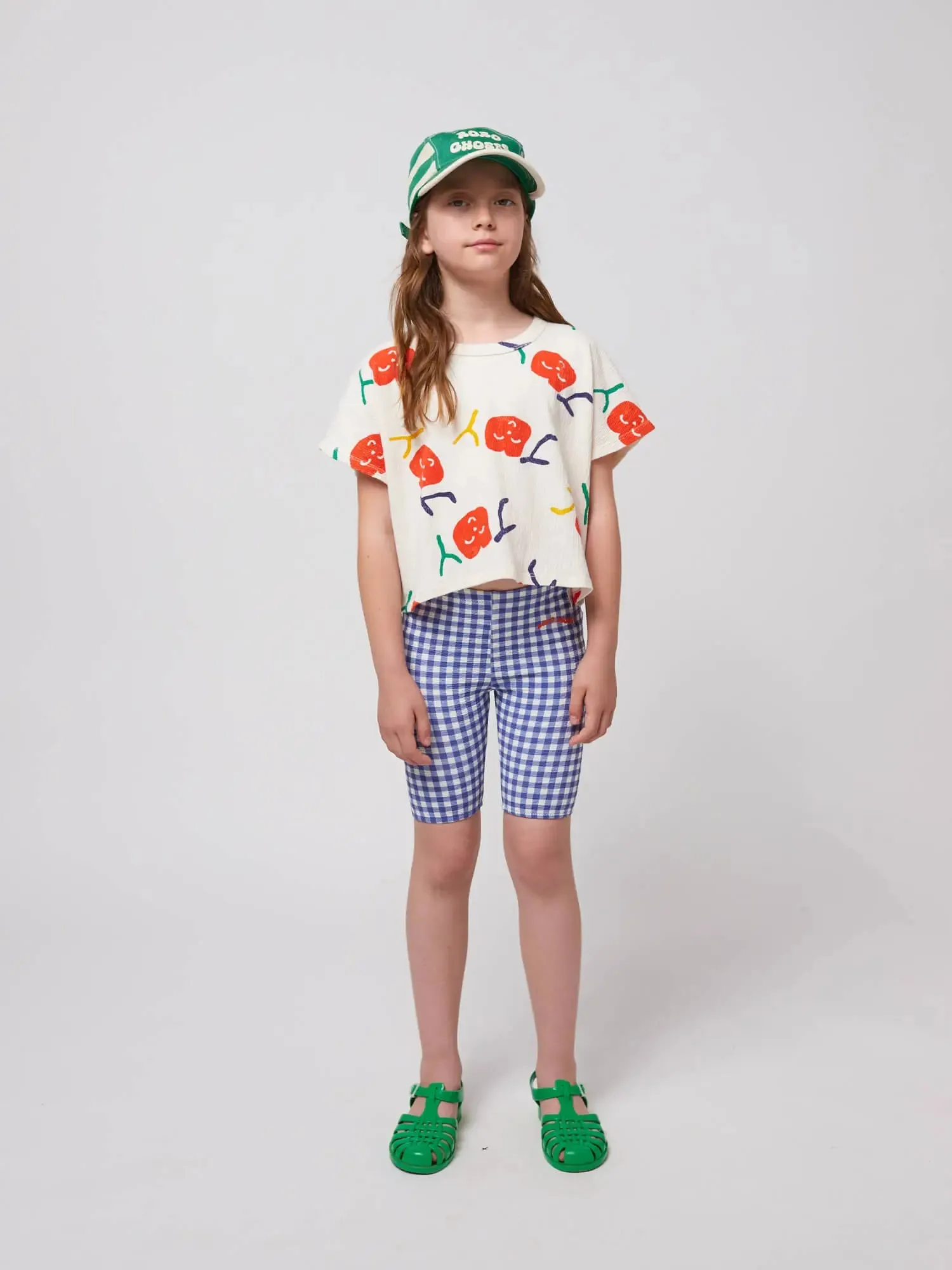 Smiling all over cropped T-shirt