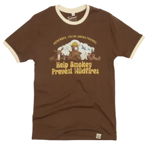 Smokey Among Friends Ringer Tee