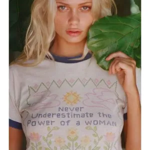 Stoned Immaculate Feminist Ringer Tee