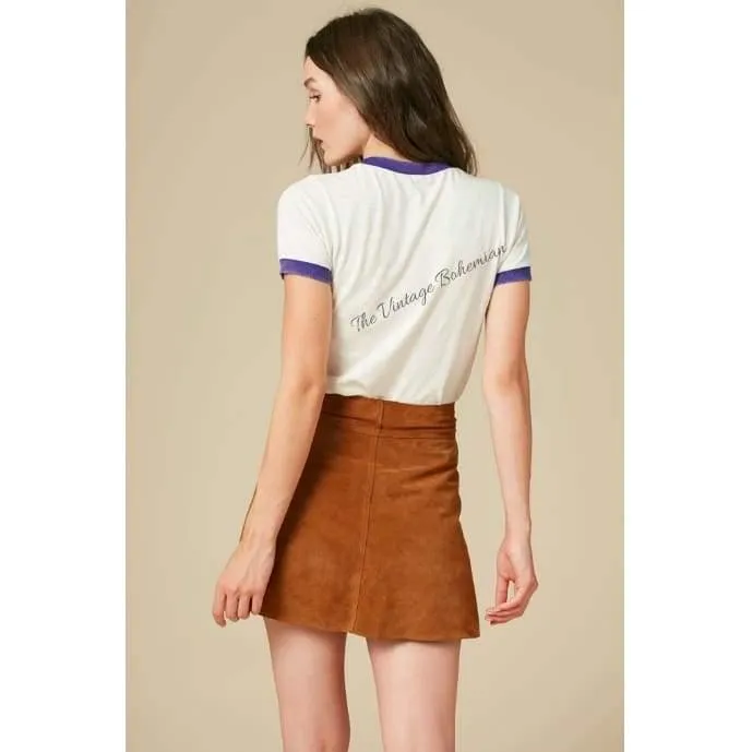 Stoned Immaculate Feminist Ringer Tee