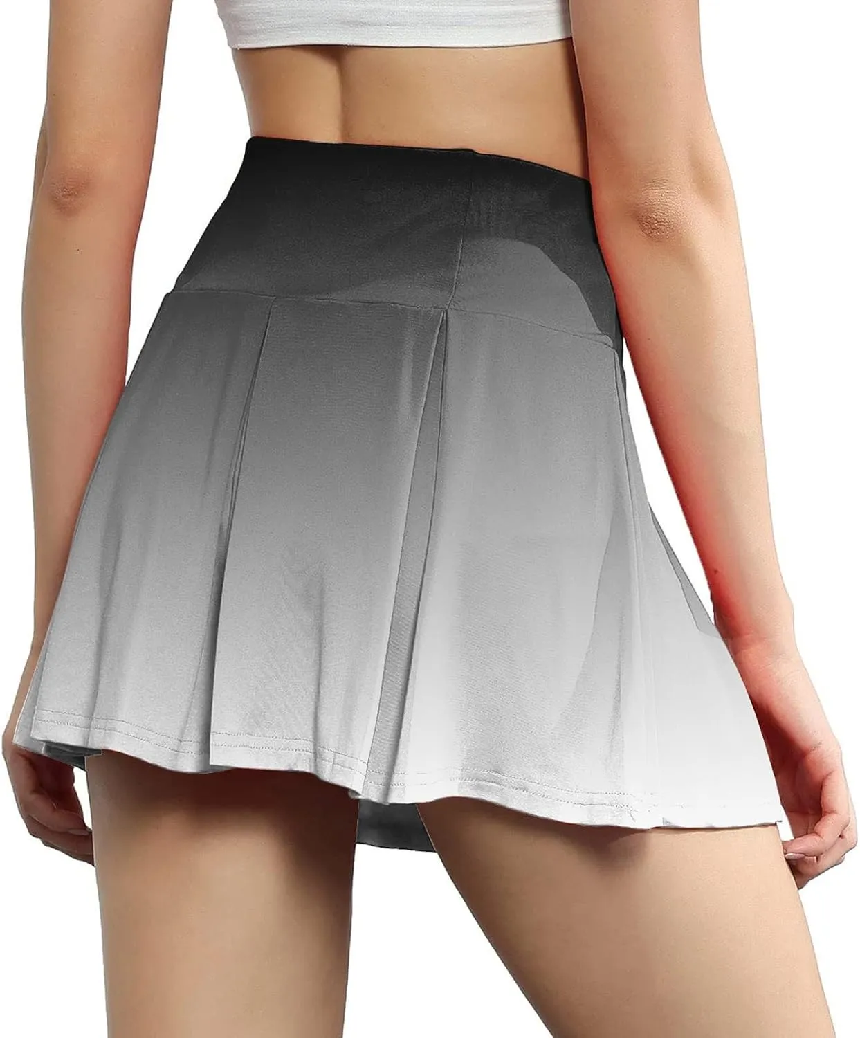 TANGNADE Tennis Skirts for Women with Shorts Stretchy Dressy Casual Athletic Skorts Summer Golf Running Workout Outfits
