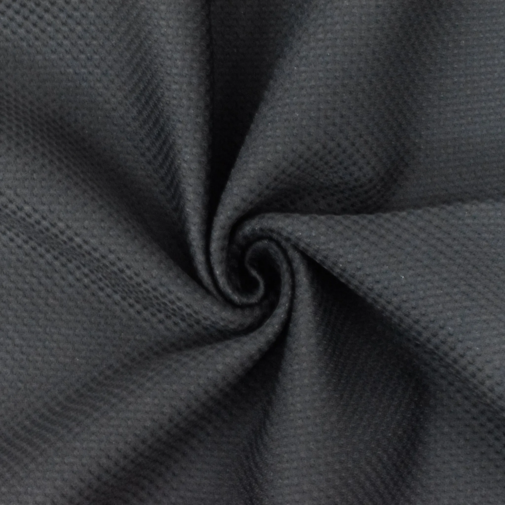 Tattoo Black-Cold Black Double Knit Jacketing Fabric