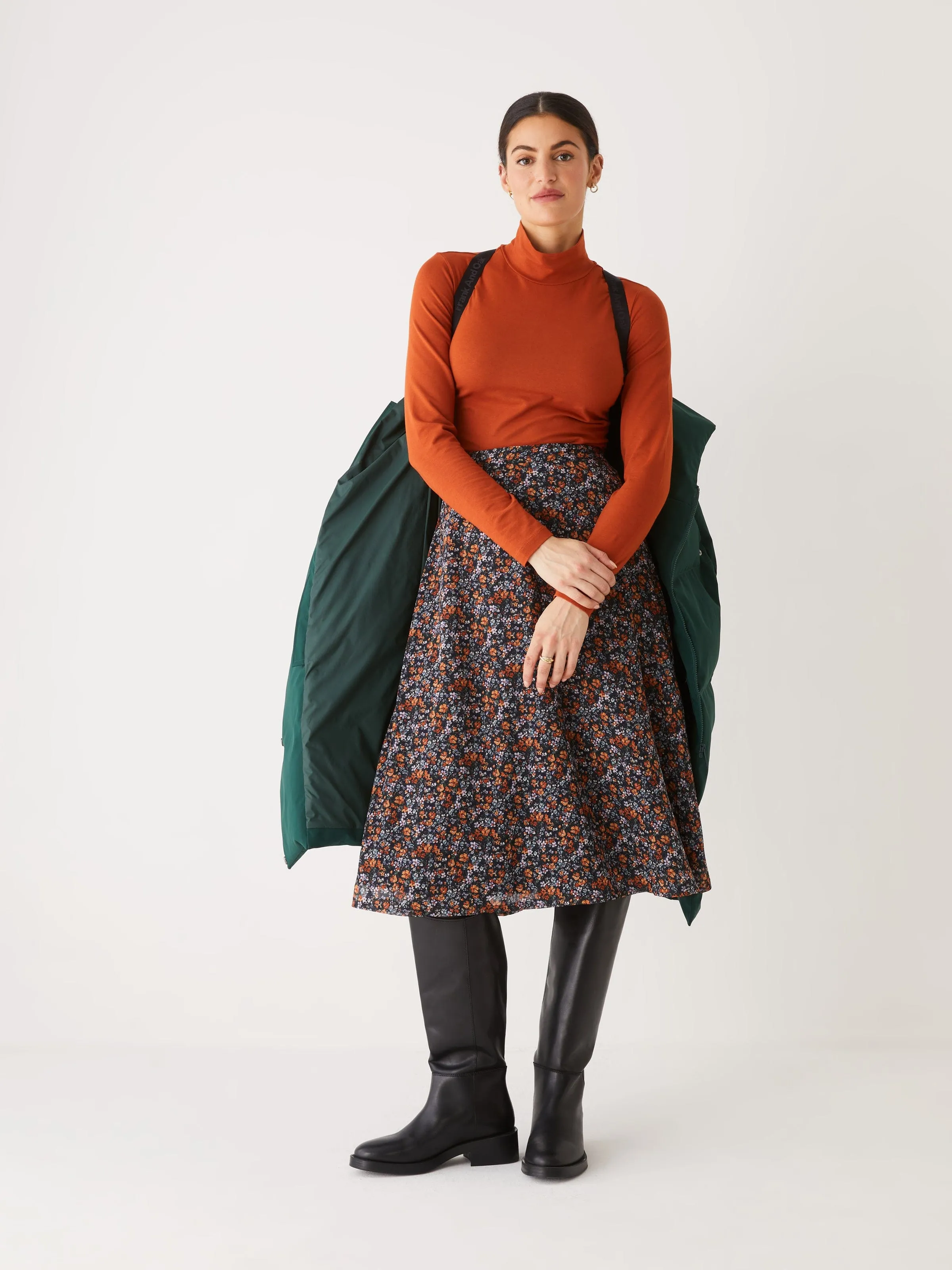 The Hygge Puffer Coat in Pine Grove