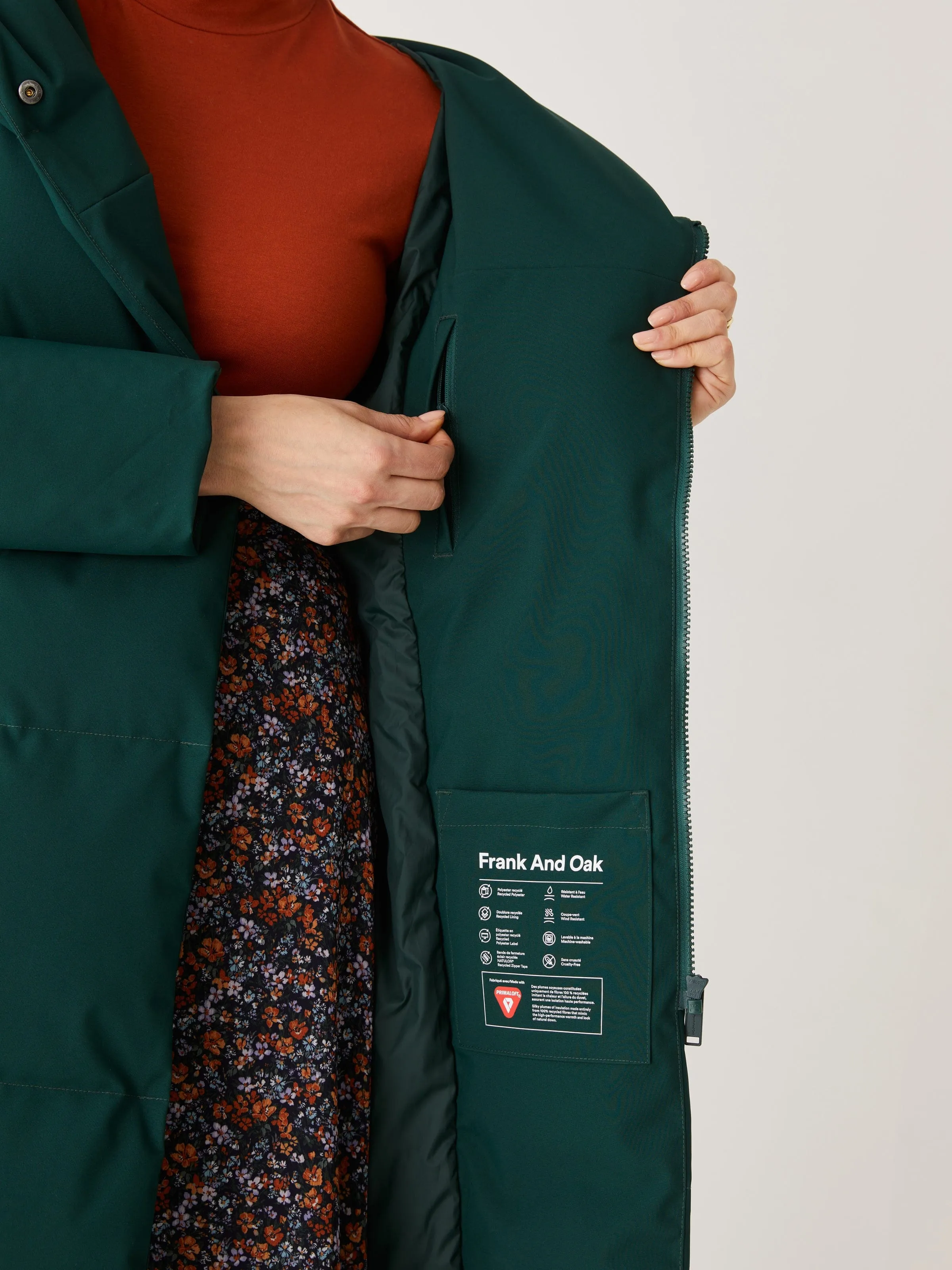 The Hygge Puffer Coat in Pine Grove