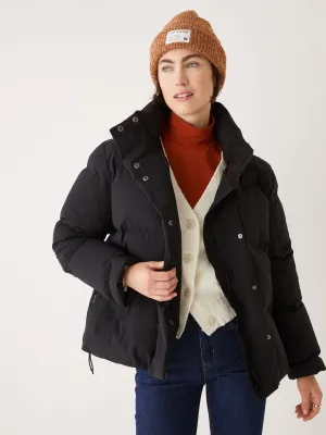The Lykke Puffer Coat in Black