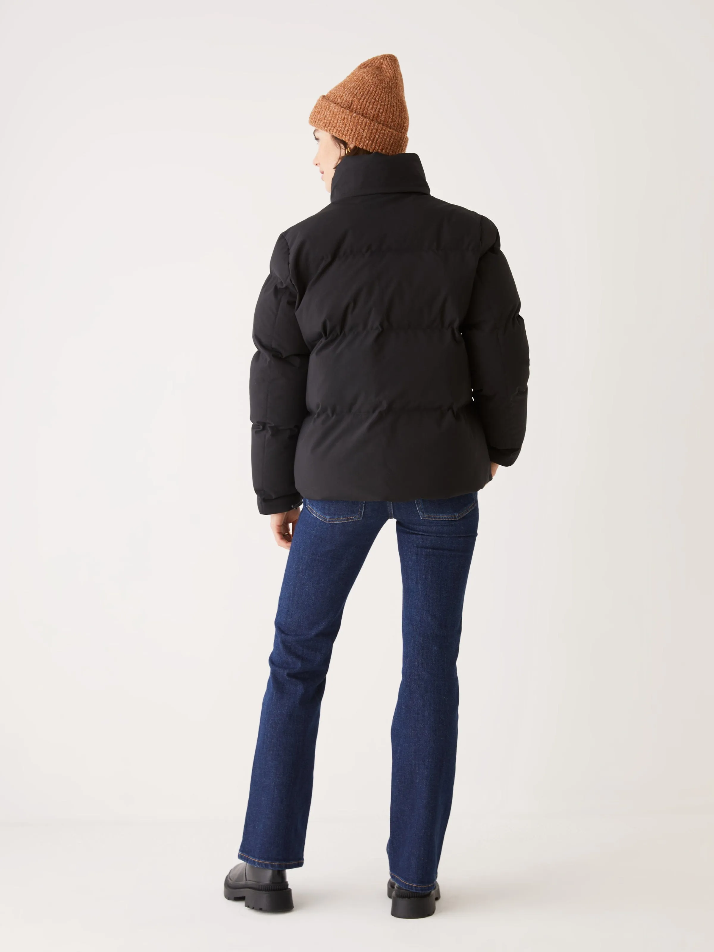 The Lykke Puffer Coat in Black