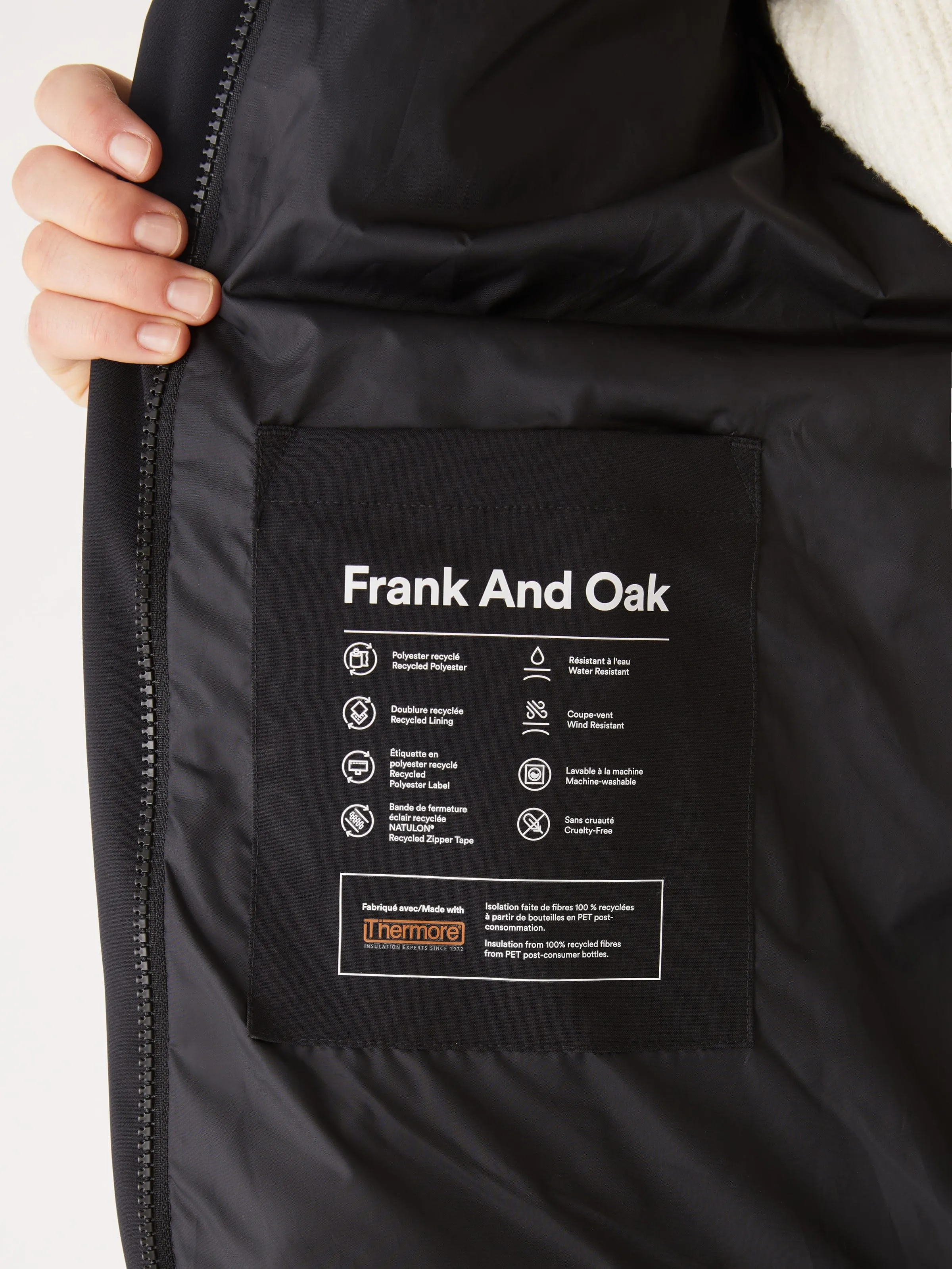 The Lykke Puffer Coat in Black
