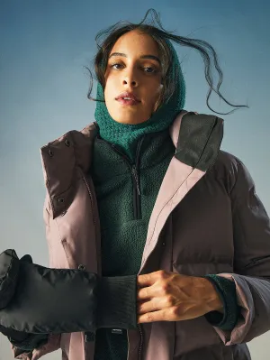 The Lykke Puffer Coat in Purple