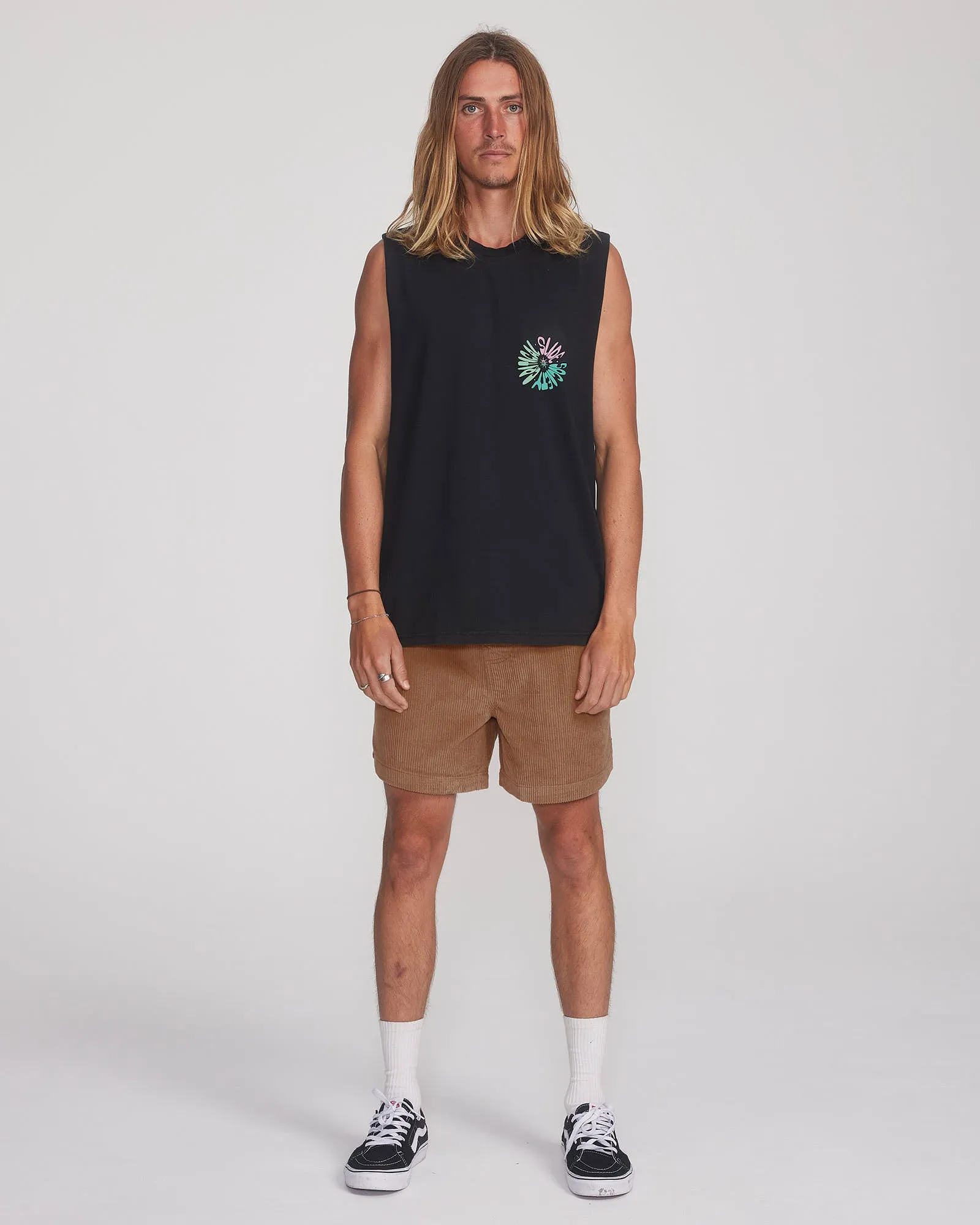 Timewarp Muscle Tee - Black