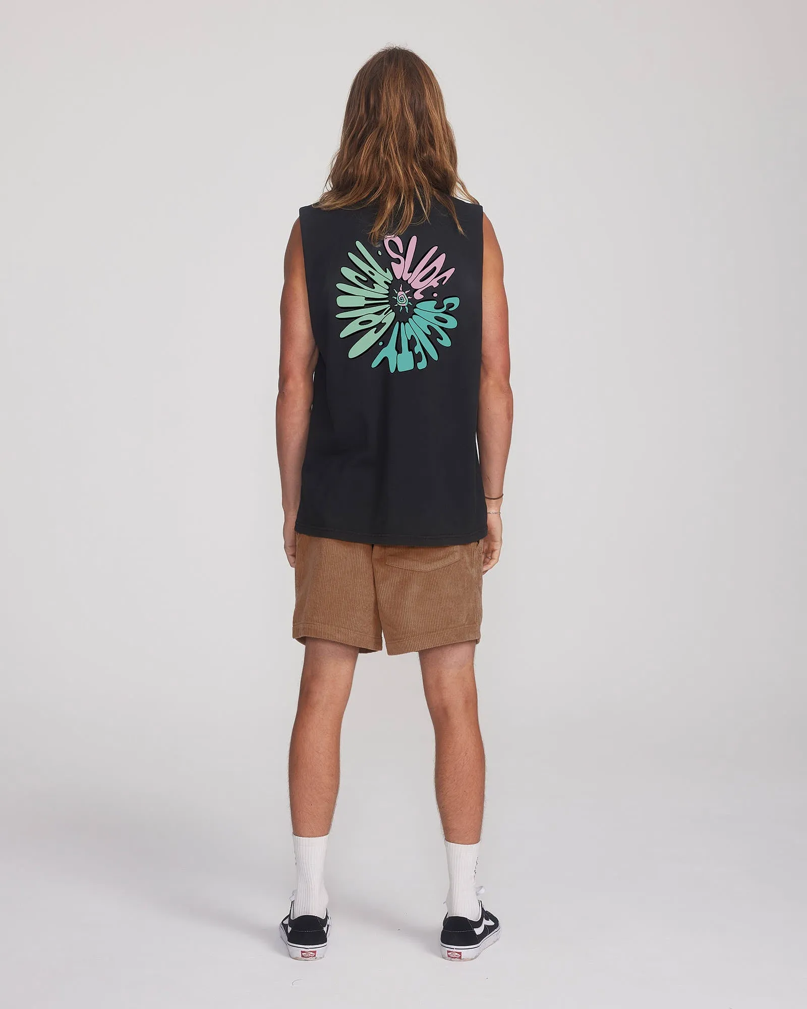 Timewarp Muscle Tee - Black