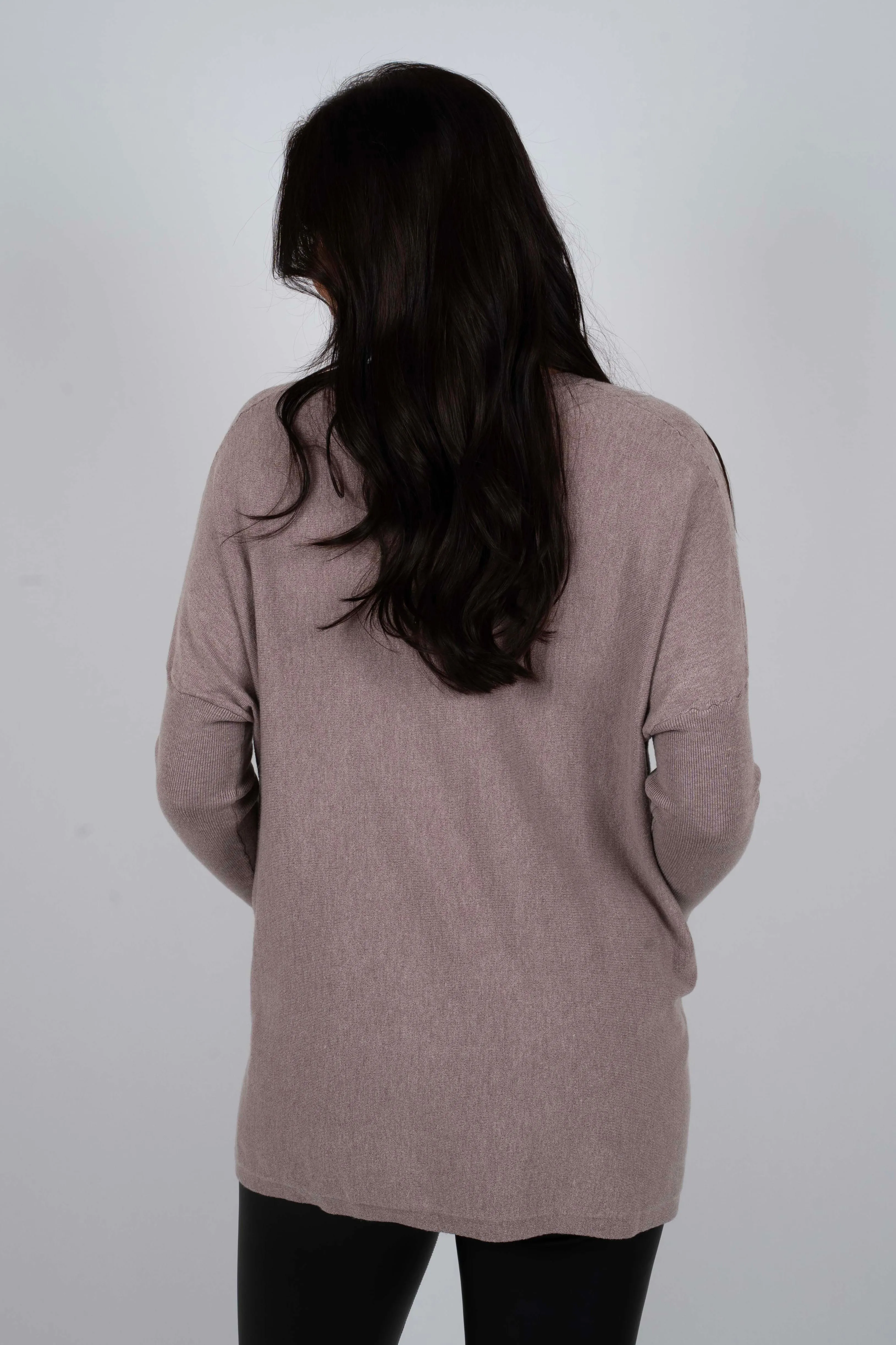 Totally Smitten Sweater (New Warm Grey)
