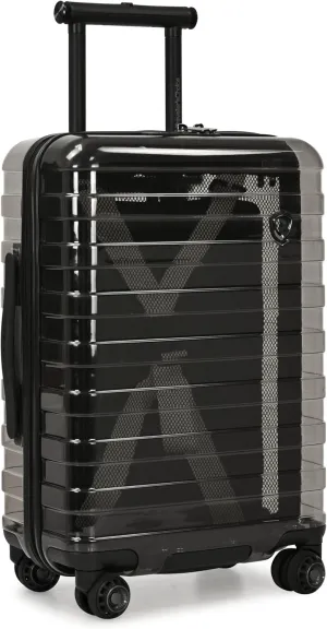 Traveler's Choice Transparent Hardside Spinner Luggage, Translucent, Carry-On 22-Inch