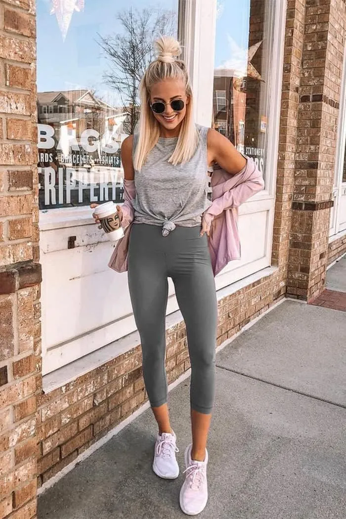 we fleece Women's Soft Capri Leggings-High Waisted Tummy Control Non See Through Workout Running Yoga Pants