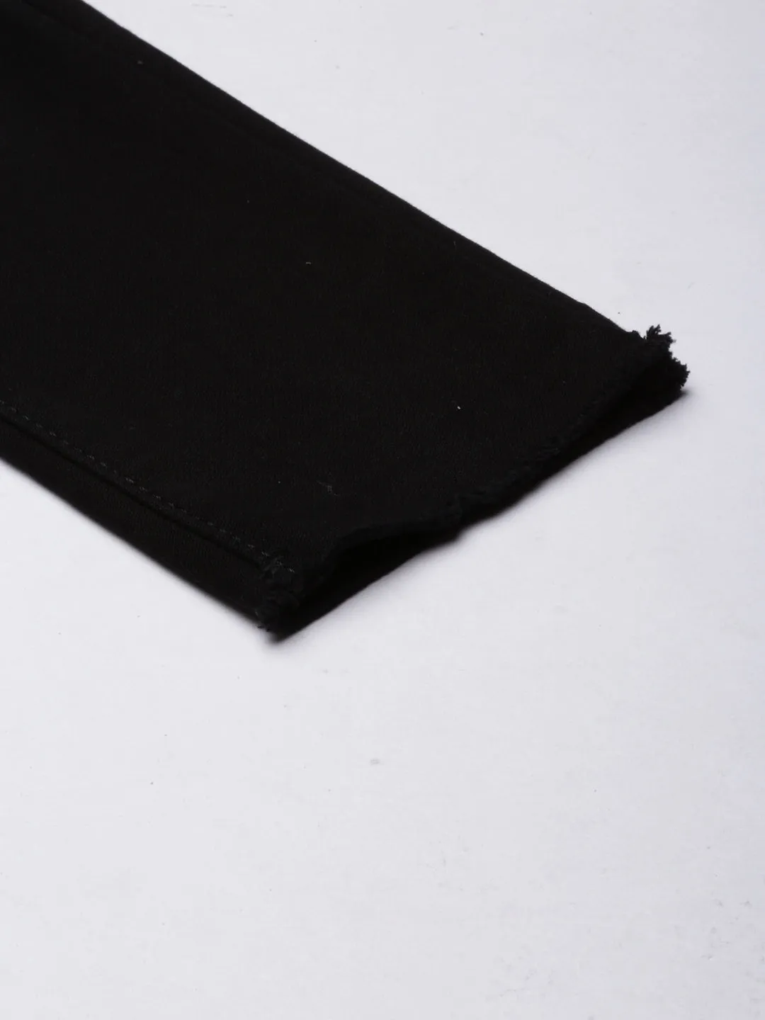 Women Black Jean Slim Fit Mid-Rise Stretchable Jeans