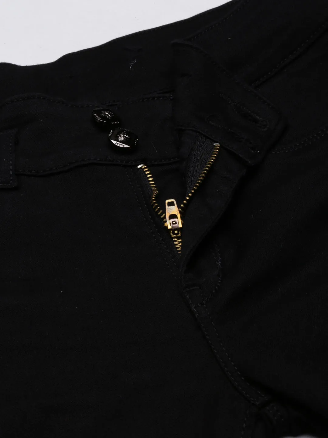 Women Black Jean Slim Fit Mid-Rise Stretchable Jeans